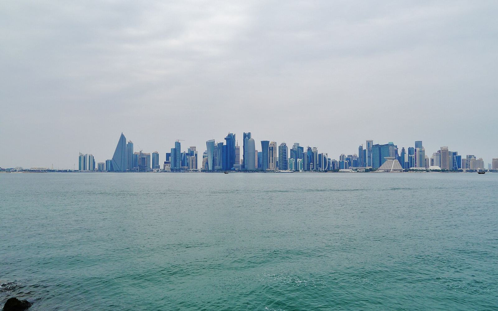 Qatar from Saudi Arabia